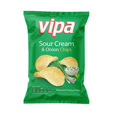 Vipa Chips Sour Cream Onion 130gr (1*16)