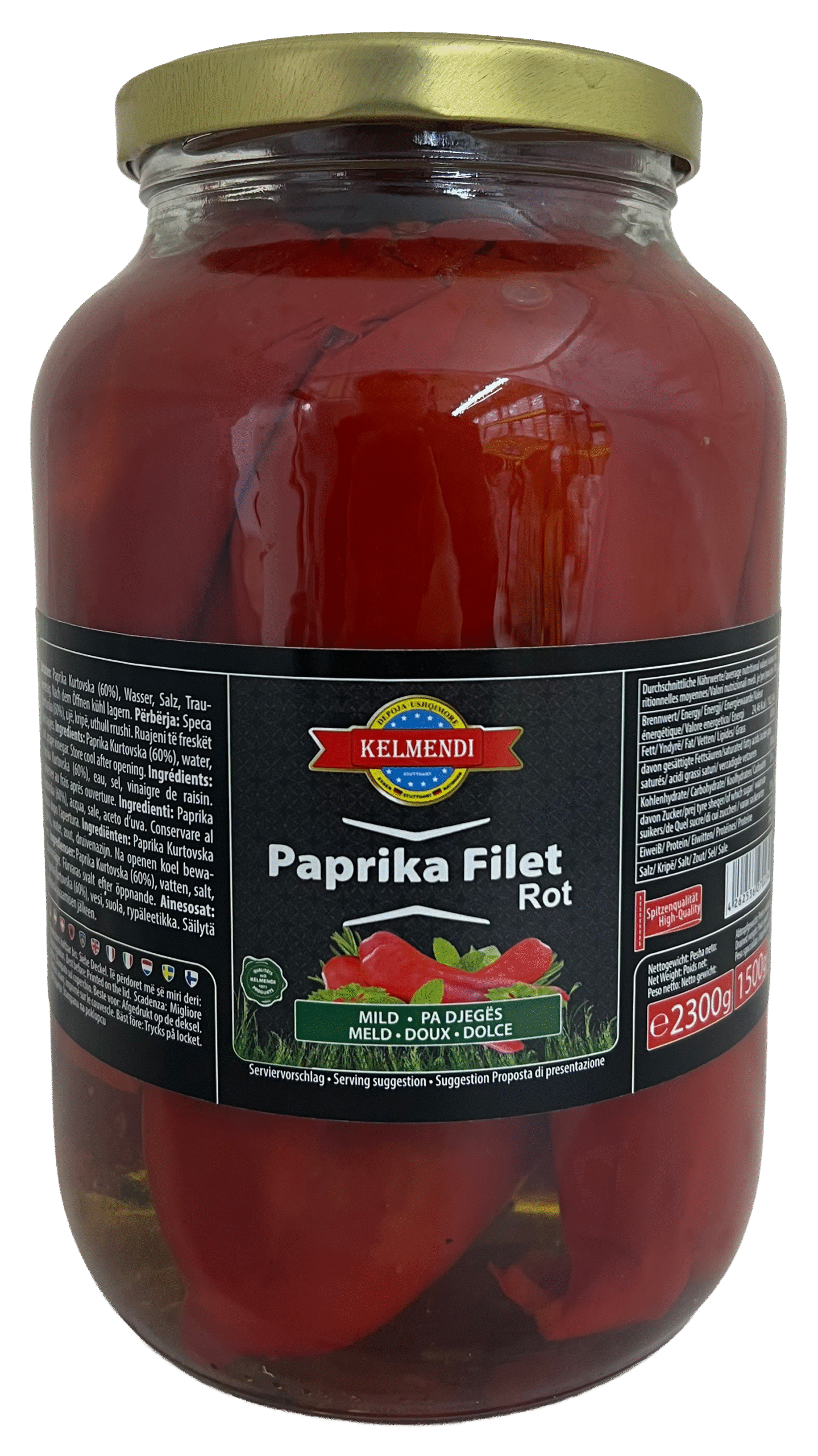 Pfefferoni Scharf 720gr (1*12)