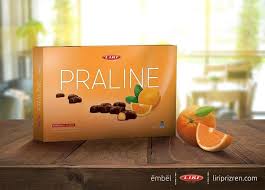 Praline Orange 250gr (1*18)