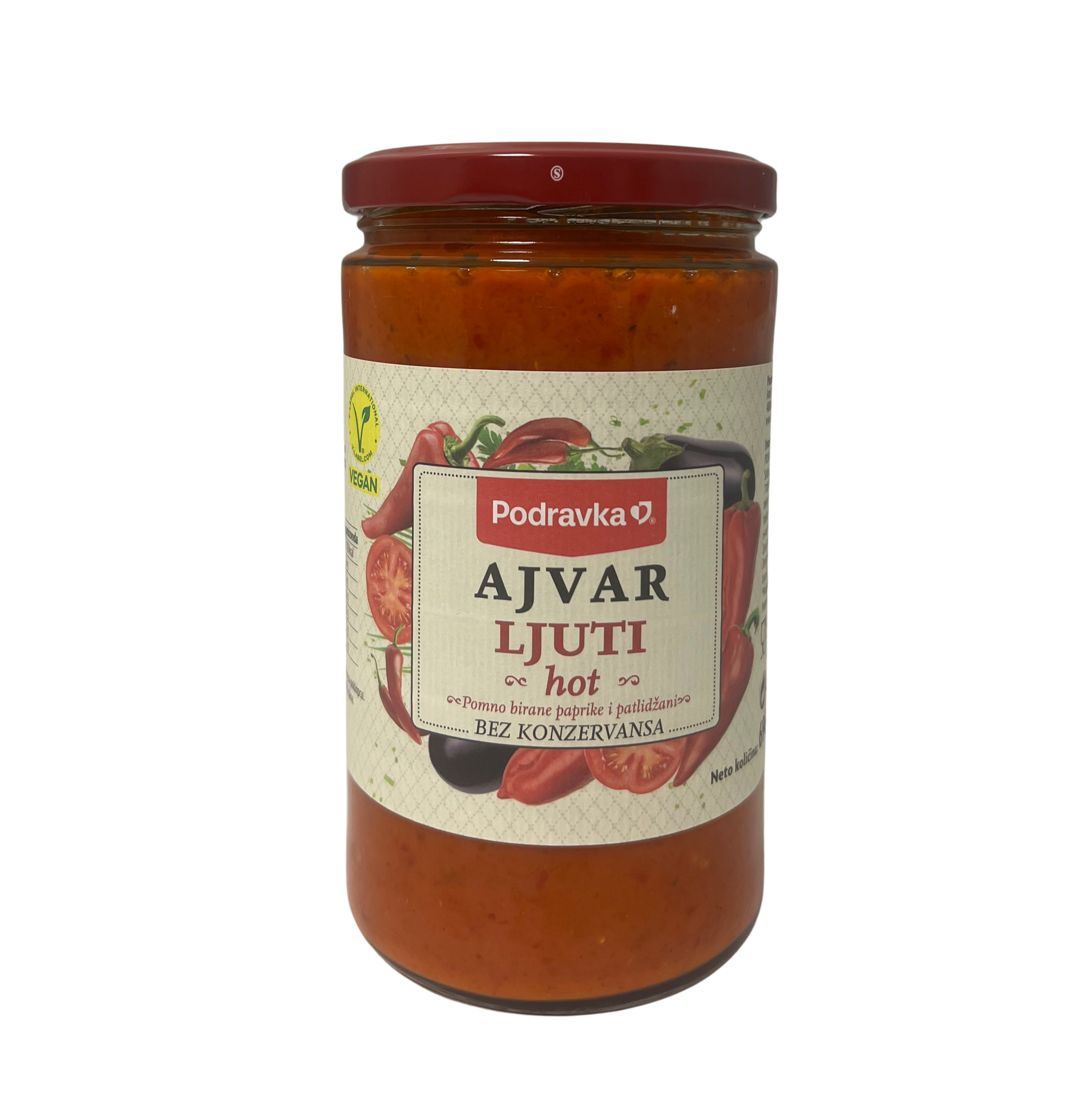 Podravka Ajvar 720 ml Scharf  (1*12)