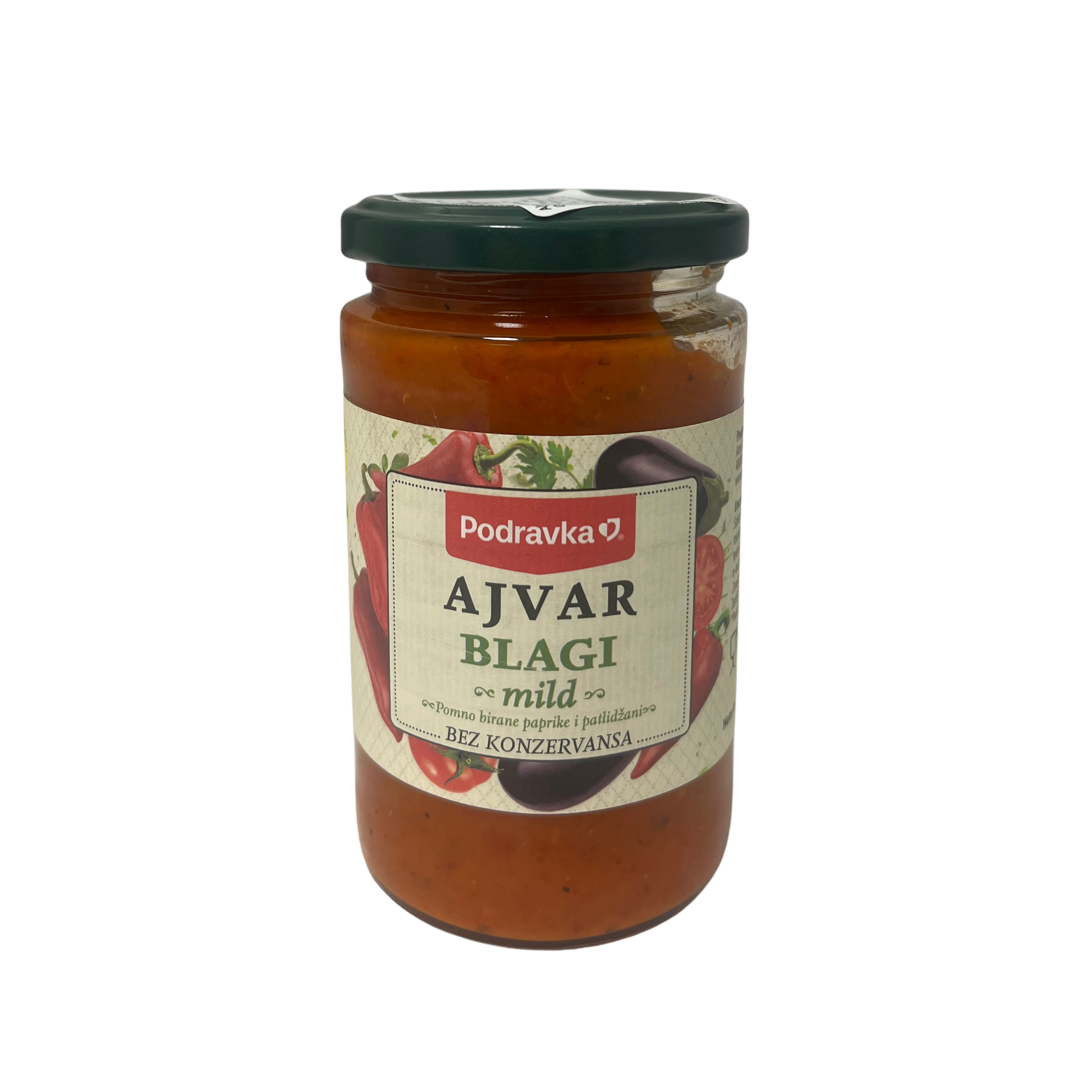 Podravka Ajvar 370 ml Mild (1*12)
