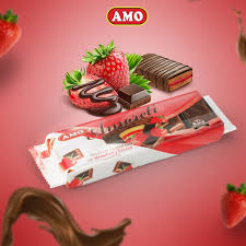 Amoreti Strawberry Choco 200gr (1*15)