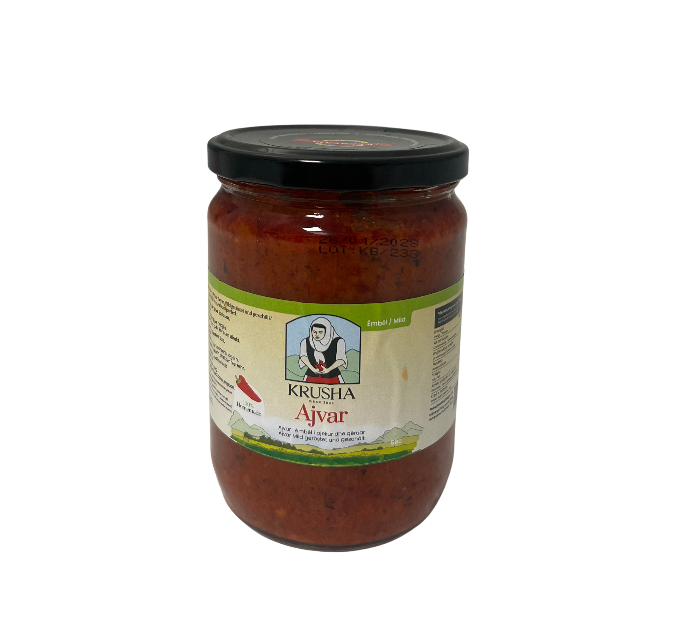 Krusha Ajvar Mild 0,580gr (1*12)
