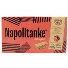 Napolitanke Nougatwaffel 327gr (1*16)