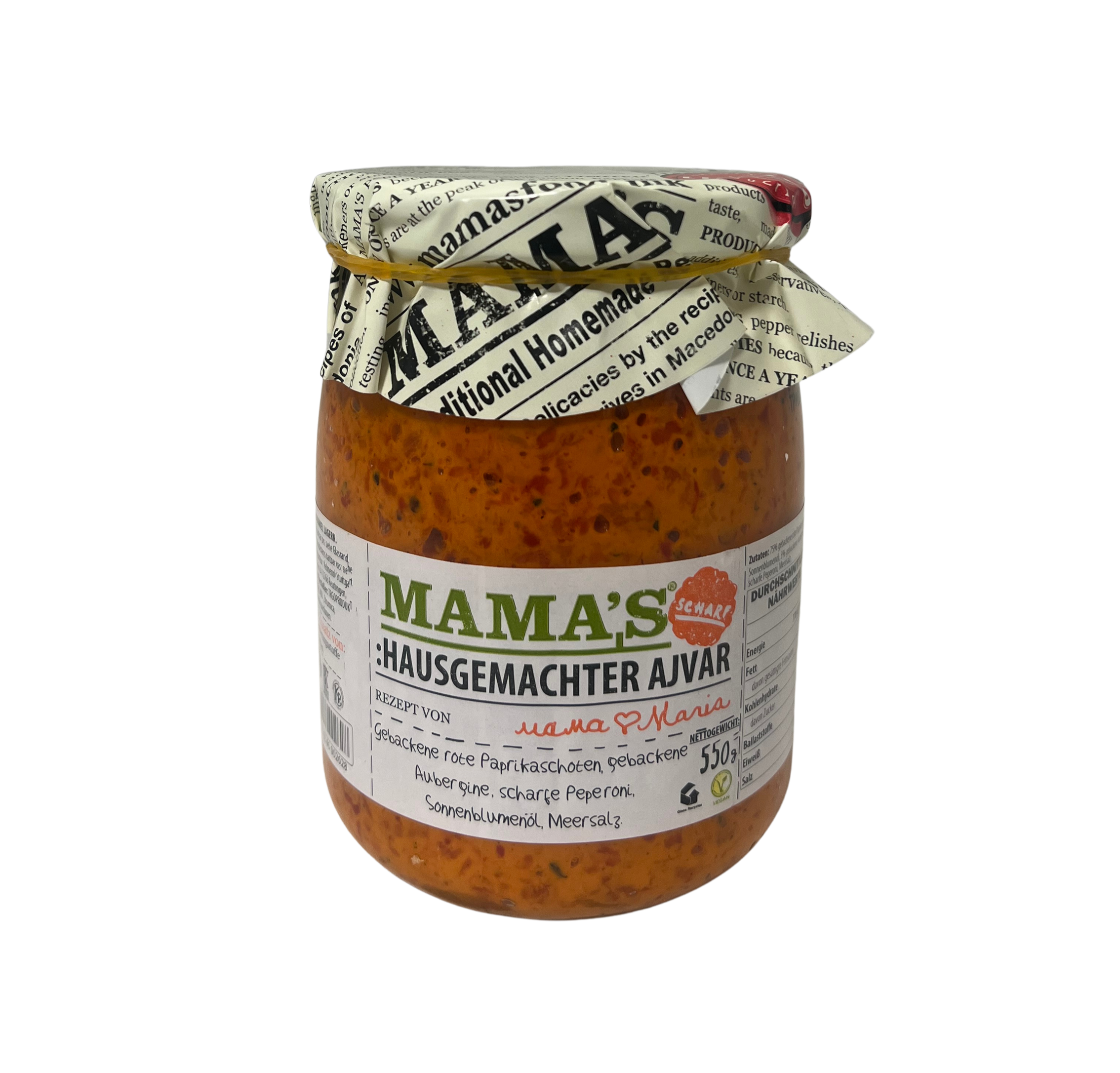 Mama's Ajvar scharf 550gr (1*12)