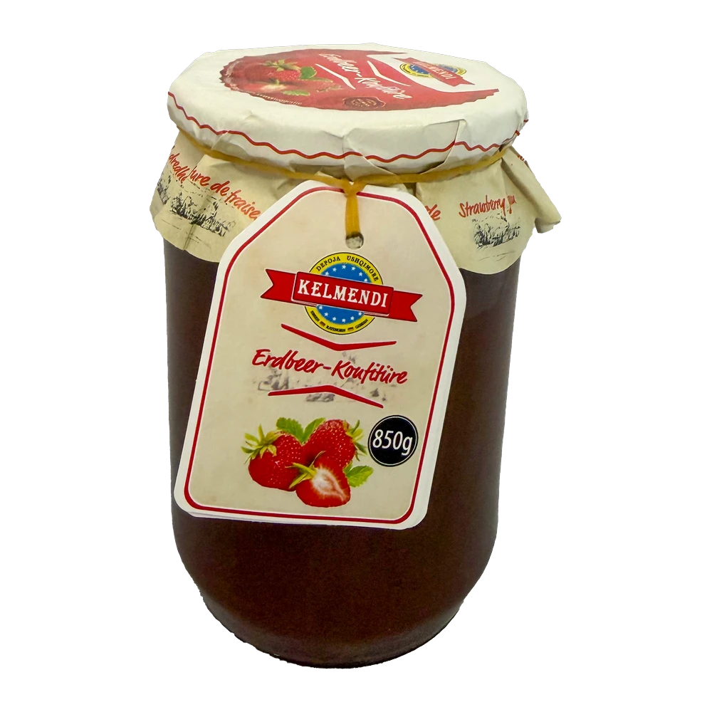 Marmelade Erdbere 850gr Kelmendi (1*12)