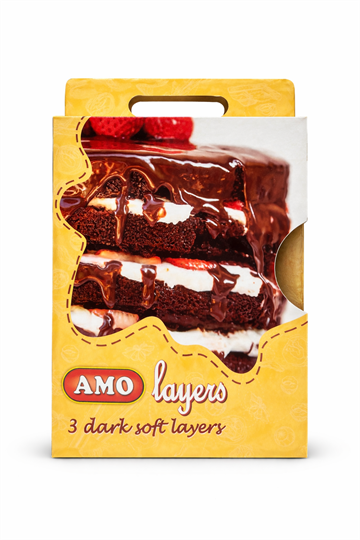 Amo Layers Choco 380gr(1*10)