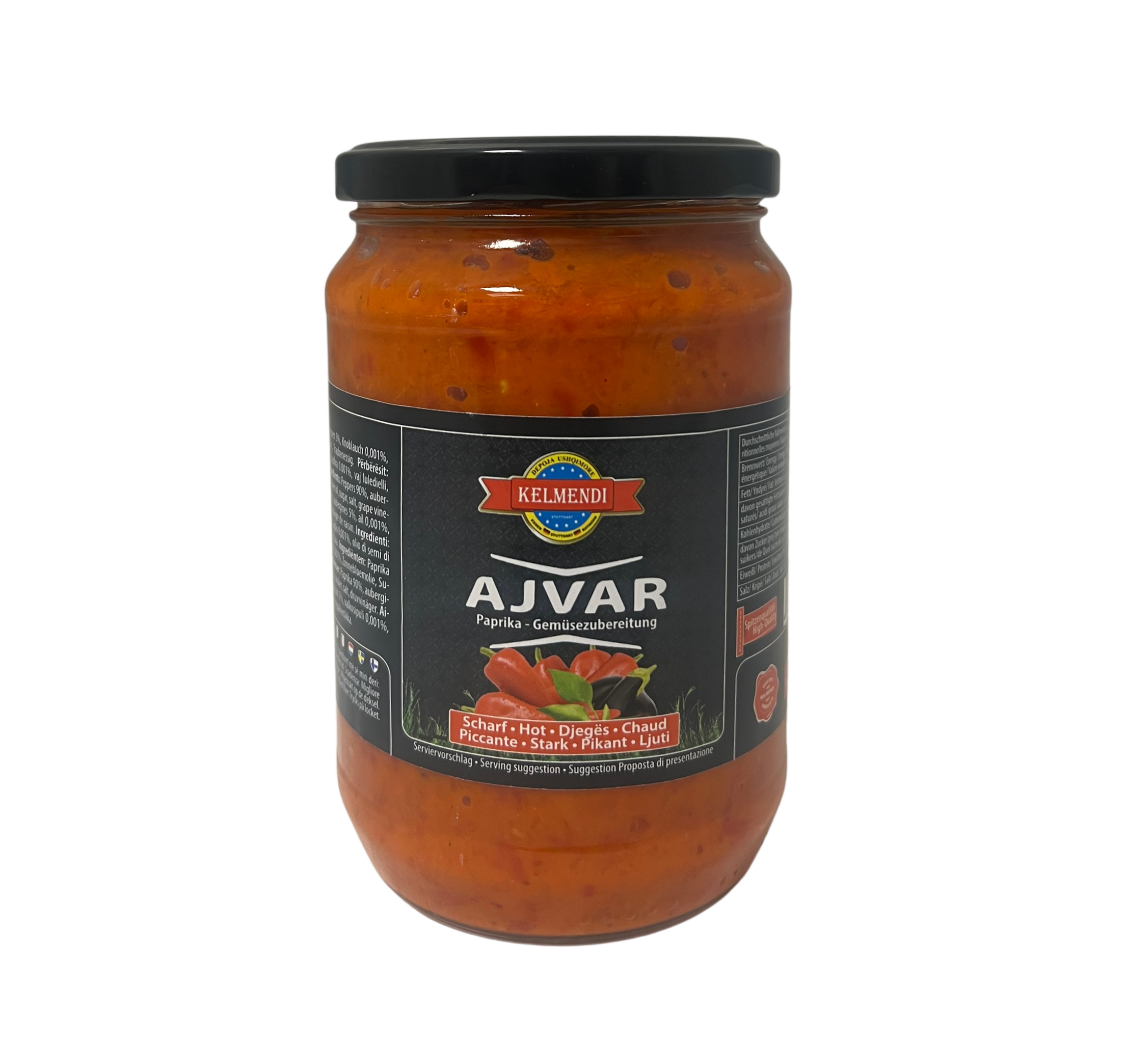 Ajvar Kelmendi Scharf 720gr (1*12)