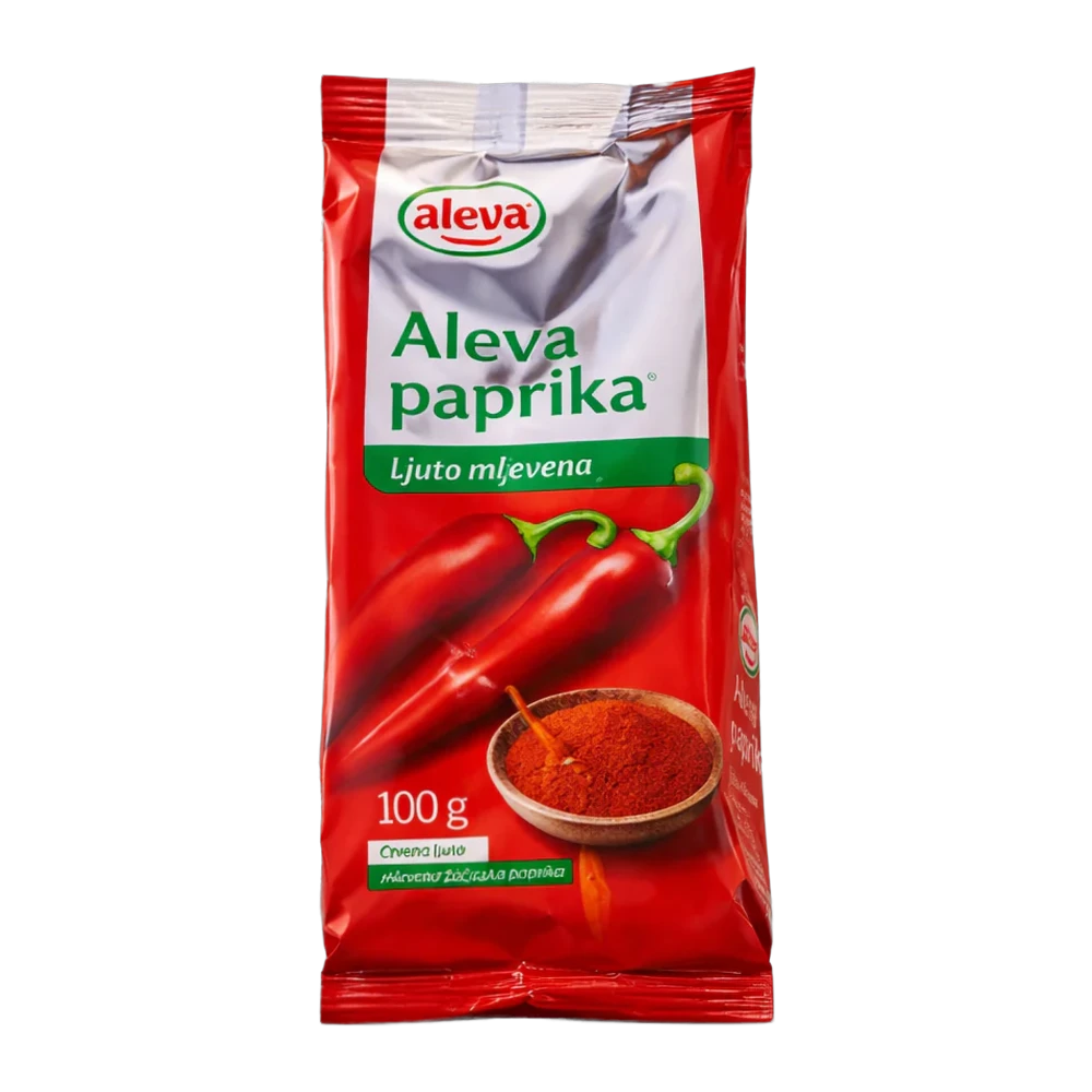 Aleva gemahlene paprika scharf 100gr (1*20)
