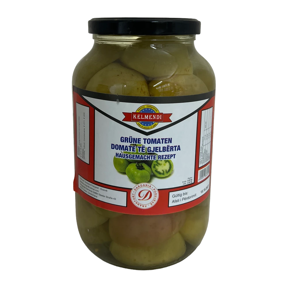 Grüne Tomaten geschnitten 2.5 Kg (1*6)