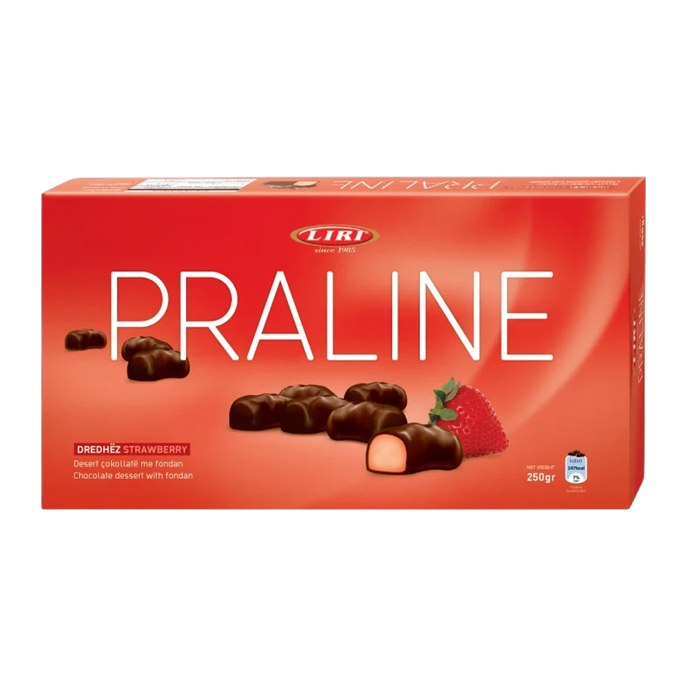 Praline Erdbeere 250gr (1*18)