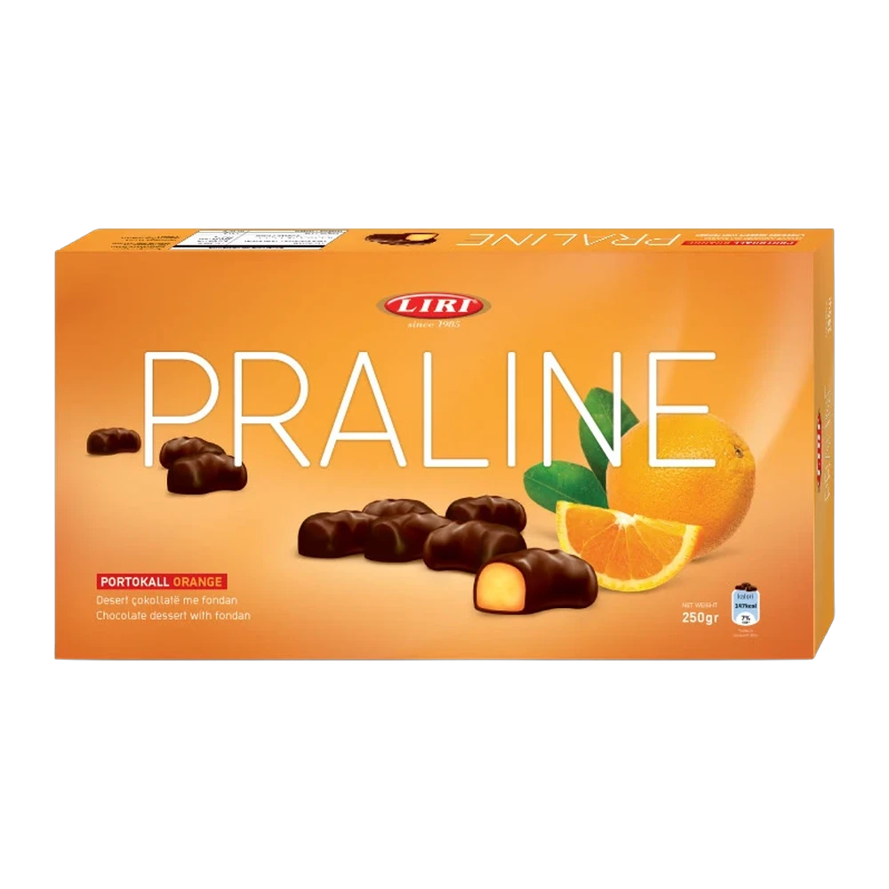 Praline Orange 250gr (1*18)