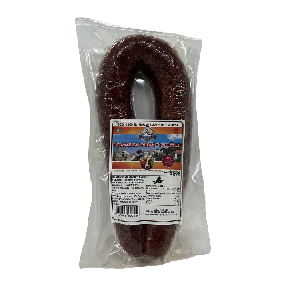 Bosna Suxhuk Domaci 450gr scharf  (1*11)
