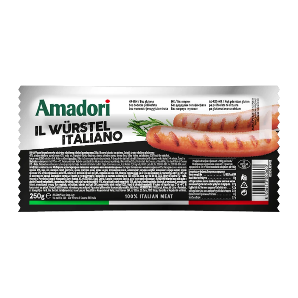 Amadori Hot Dog 250gr (1*12)