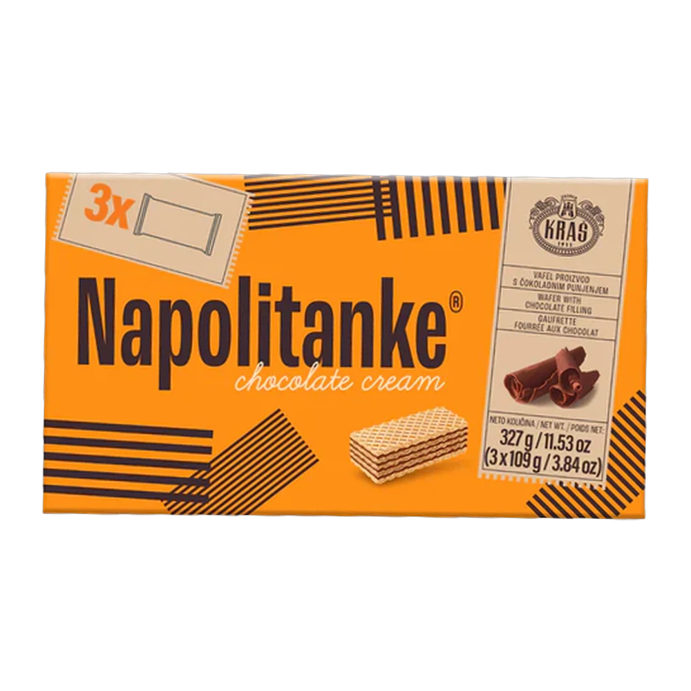 Napolitanke Schokocreme 327gr (1*16)