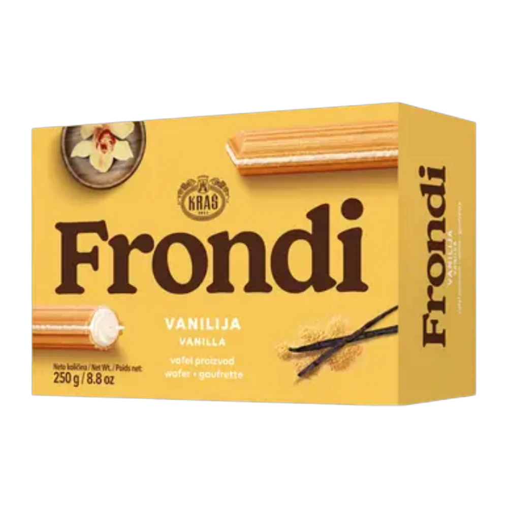 Frondi Waffel Vanilja 250gr(1*24)