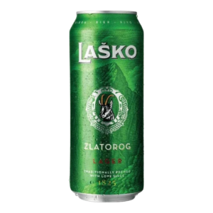 Lasko, Zlatorog beer, can, 0,5 L