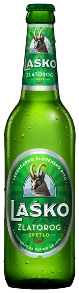 Lasko, Zlatorog beer, glass, 0,33 L