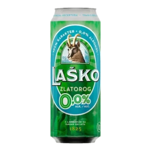 Lasko, Zlatorog alcohol-free beer, can, 0,5 L