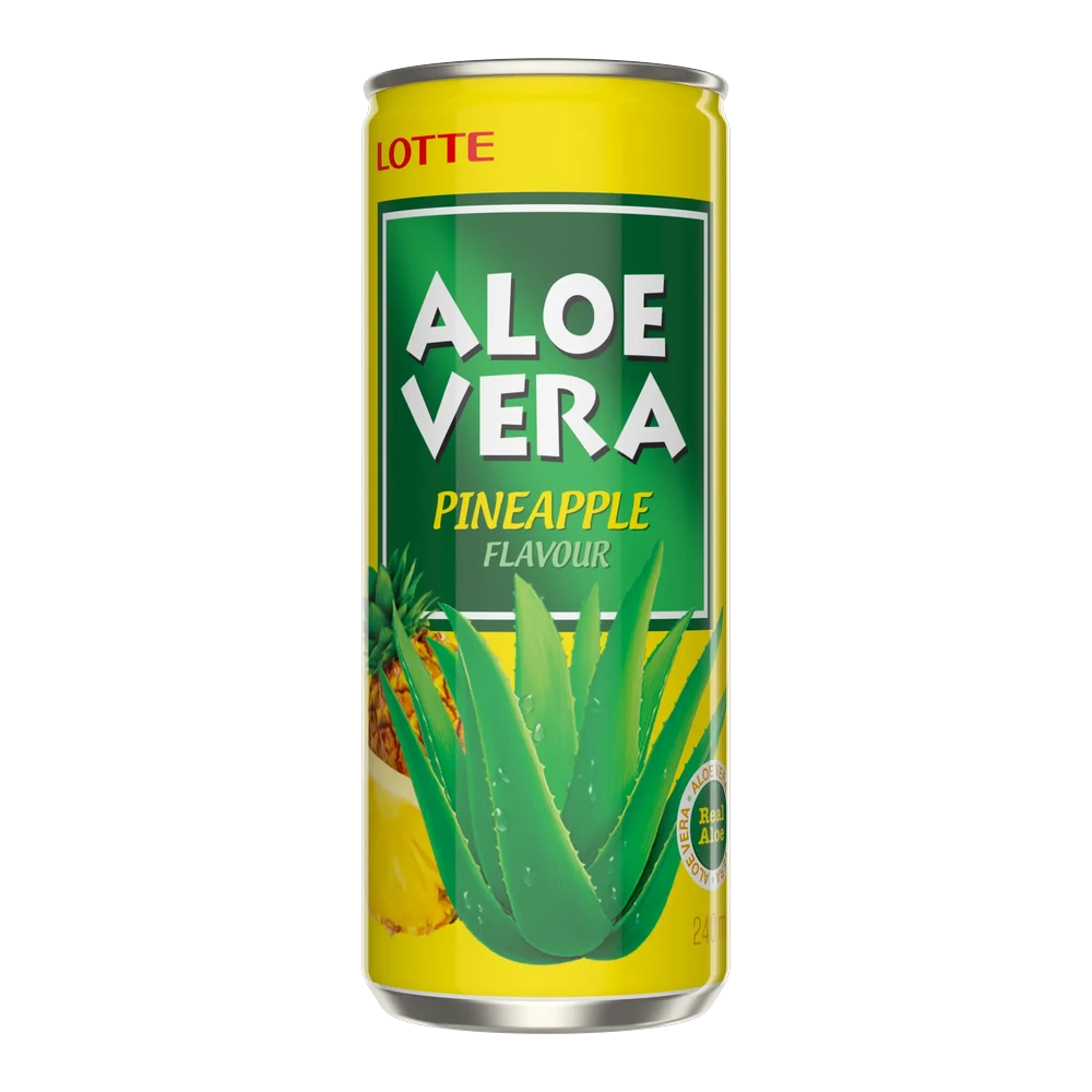 Lotte, Aloe Vera, Pineapple, 0,24 L