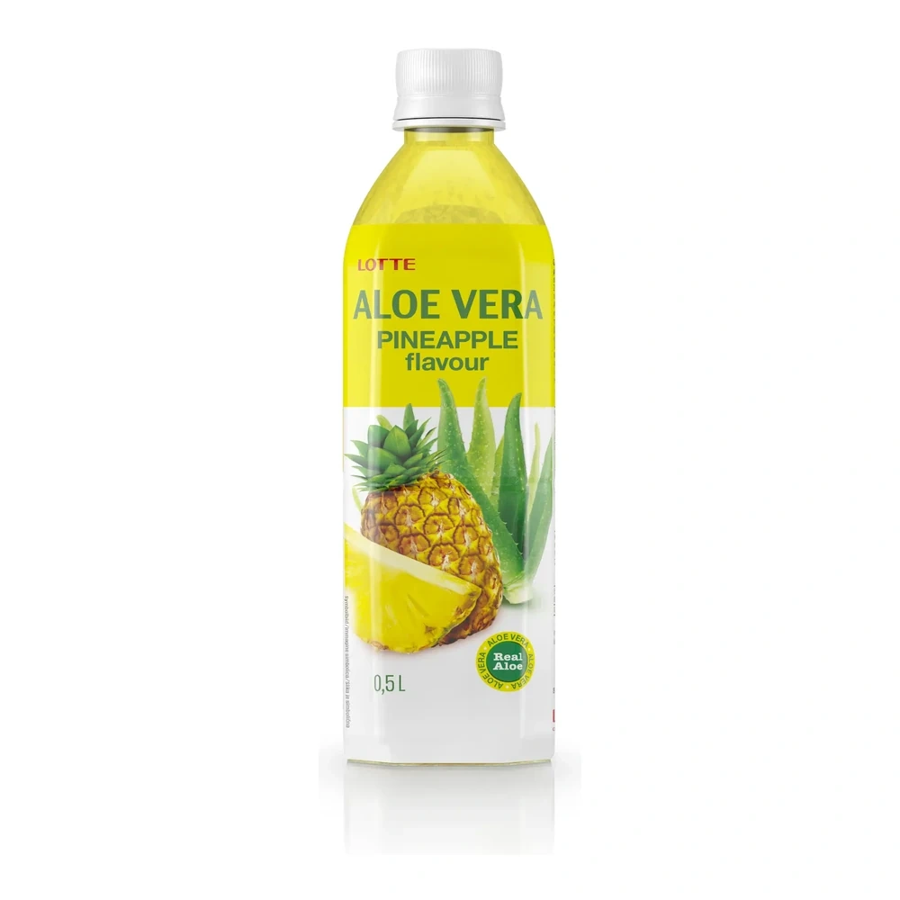 Lotte, Aloe Vera, Pineapple, 0,5 L