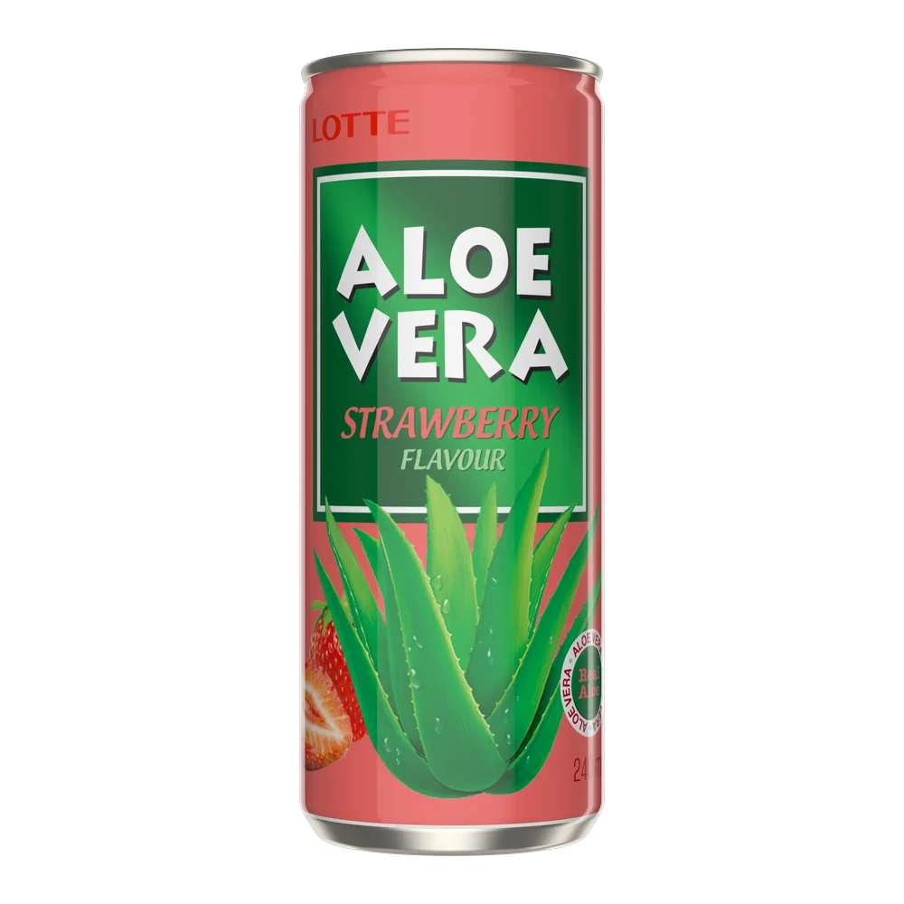 Lotte, Aloe Vera, Strawberry, 0,24 L