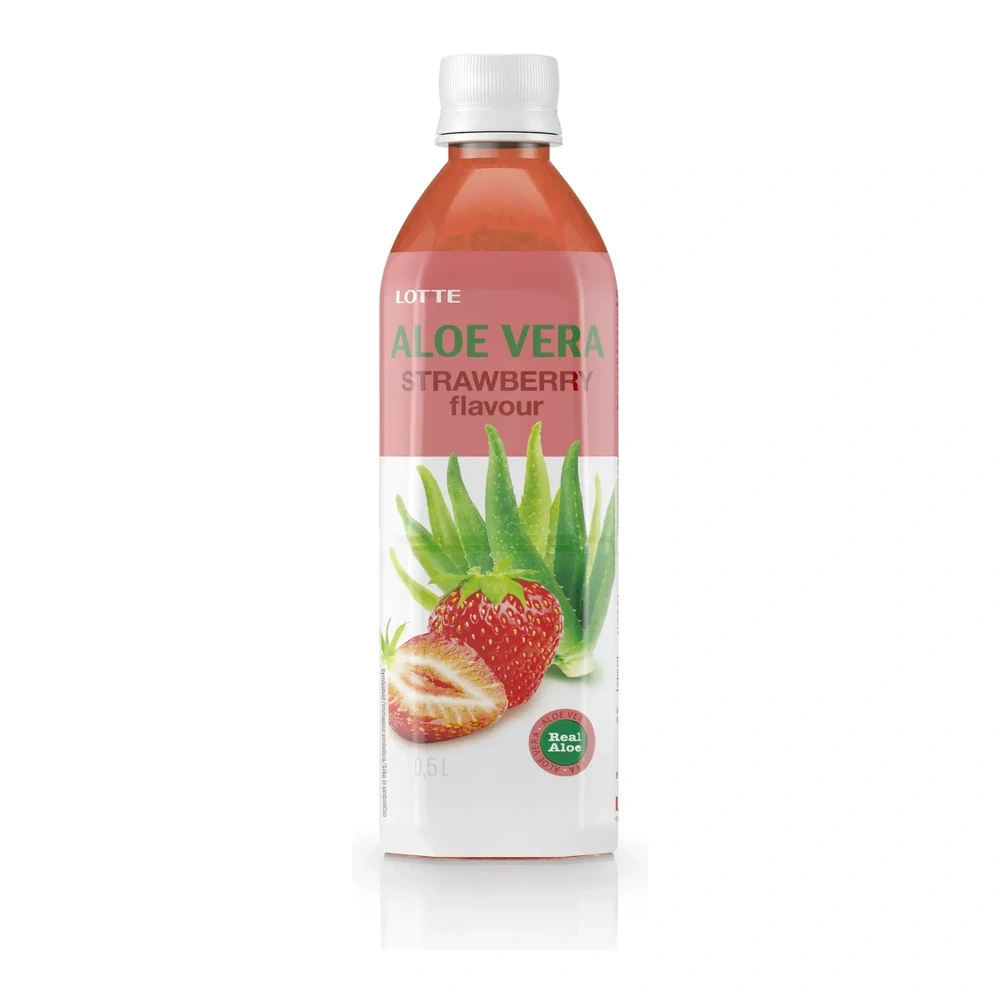 Lotte, Aloe Vera, Strawberry, 0,5 L