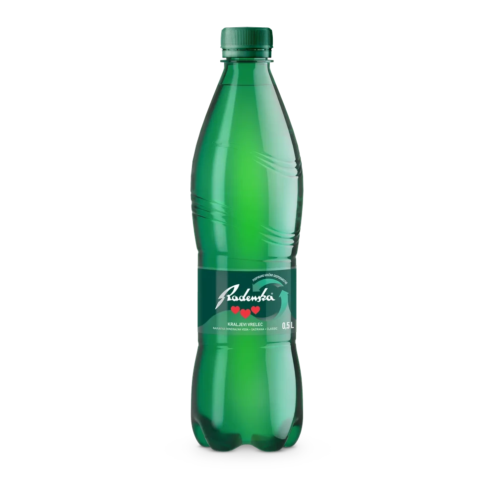 Radenska, Mineral water, plastic, 0,5 L